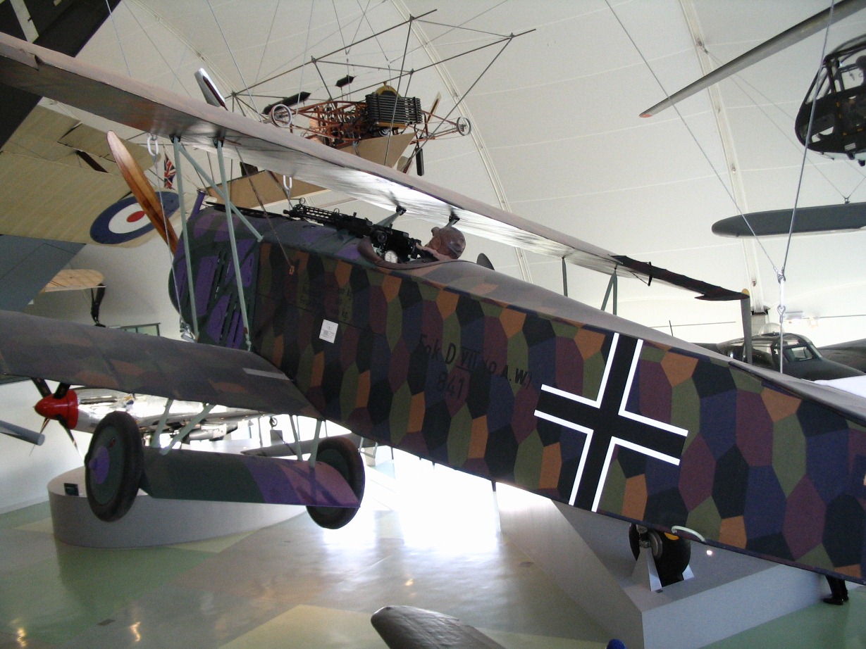 Aircraft 1918 Fokker D.VII 201 - 2005 RAF Museum London PDE